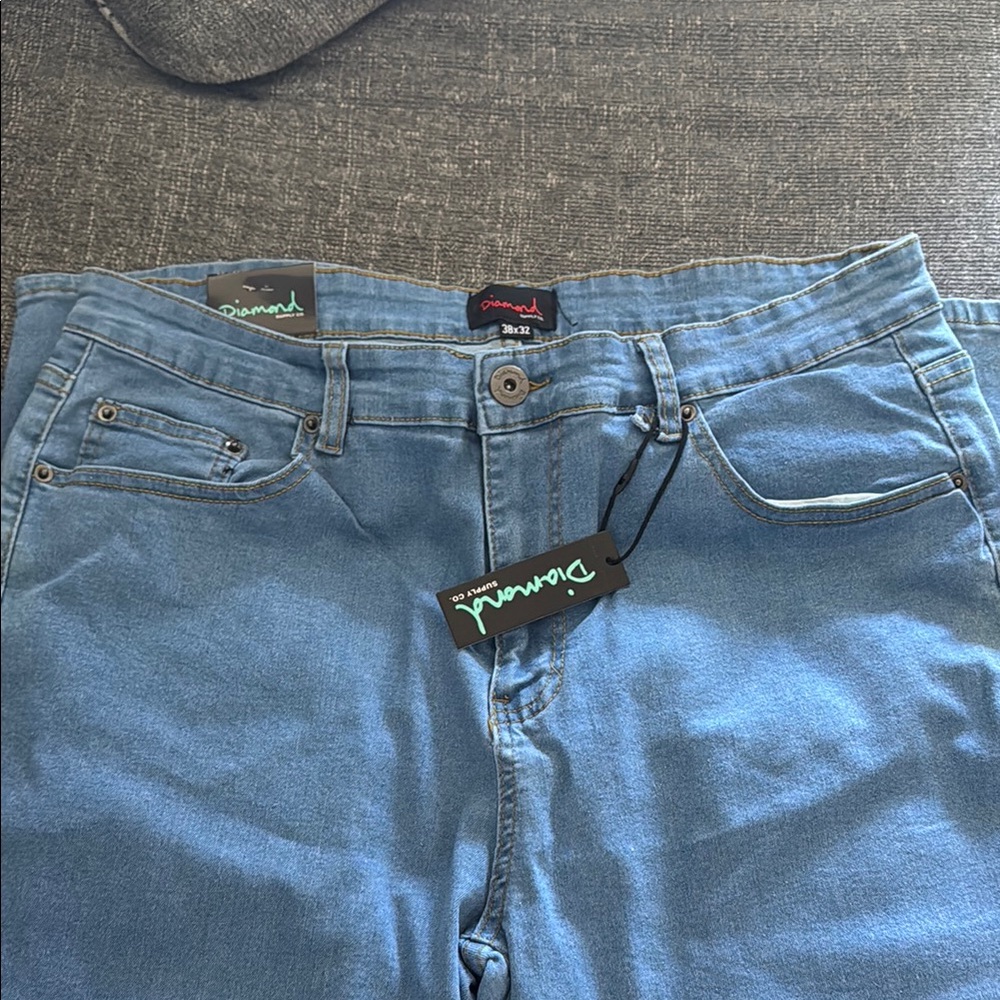 New Diamond Supply Co. Blue Denim Jeans